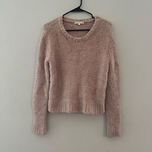 Rhie Wool Blend Sweater Fuzzy Blush Pink Nude size Small - Picture 1 of 5